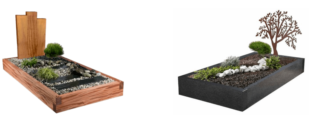 deux types de monuments funeraires